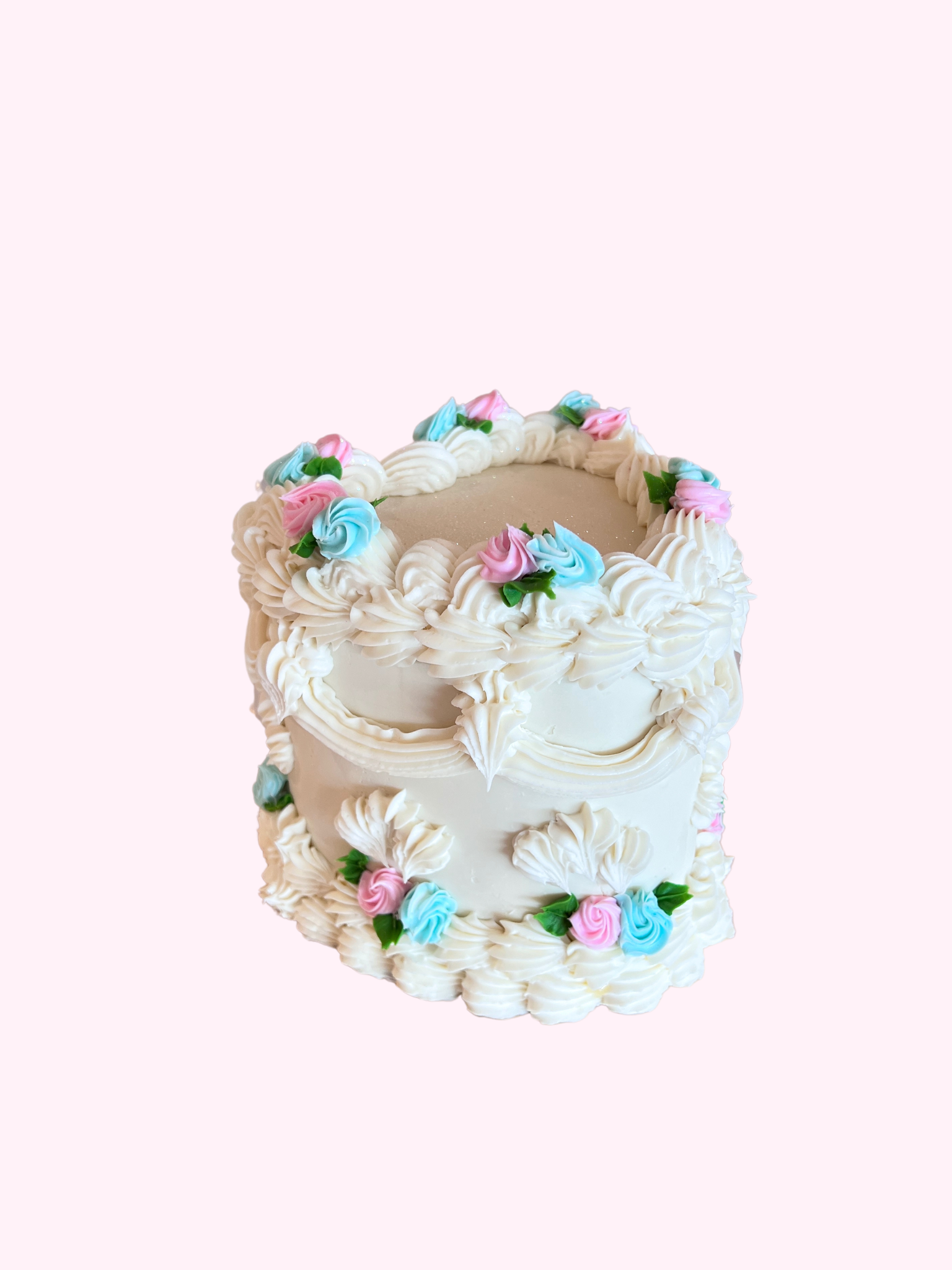Vintage Heart Cake